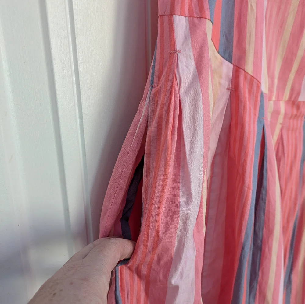 Free People Primavera Striped Sundress with Pockets!! - Picture 4 of 10